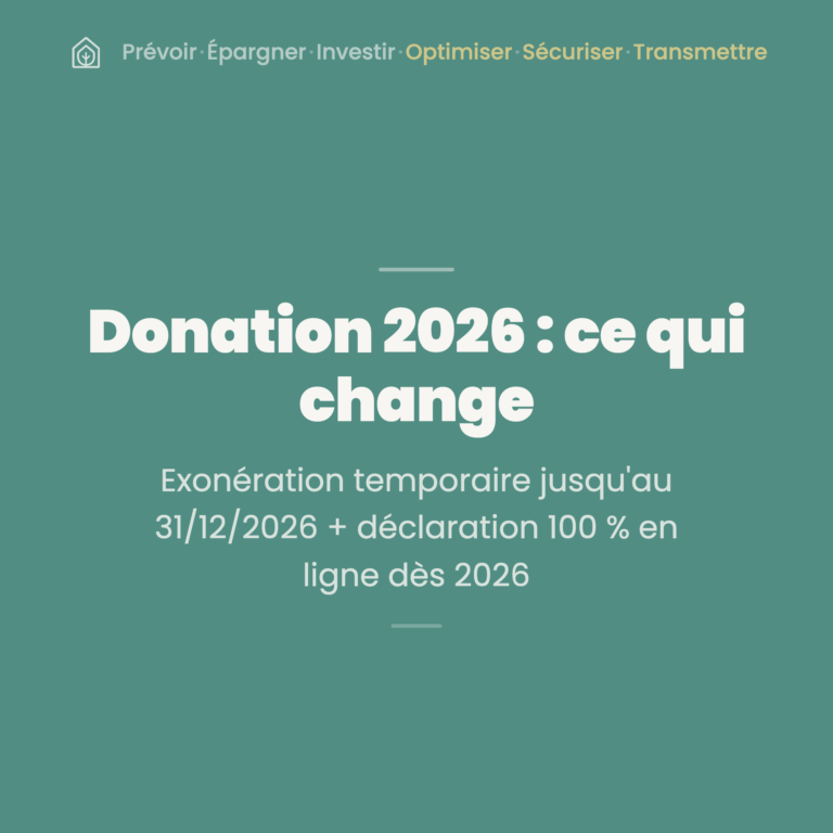Donation exnoérée 2026
